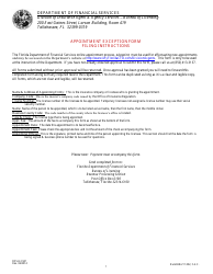 Form DFS-H2-501 &quot;Appointment Form&quot; - Florida