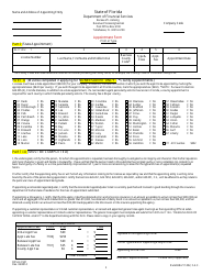 Form DFS-H2-501 &quot;Appointment Form&quot; - Florida, Page 2