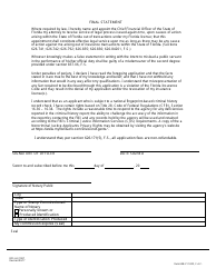 Form DFS-H2-1087 Reinsurance Intermediary Application Firms - Florida, Page 5