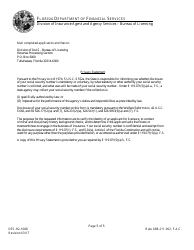 Form DFS-H2-1088 Reinsurance Intermediary Application Individual - Florida, Page 5