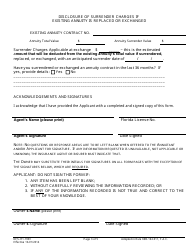 Form DFS-H1-1981 Disclosure and Comparison of Annuity Contracts - Florida, Page 3