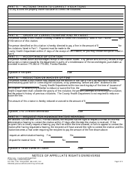 Form DH3146 Citation for Violation Onsite Sewage Program/Sanitary Nuisance - Florida, Page 2