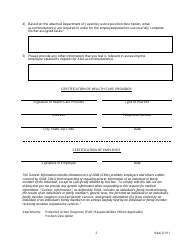 Attachment 6 &quot;Certification of Health Care Provider - Ada&quot; - Florida, Page 2