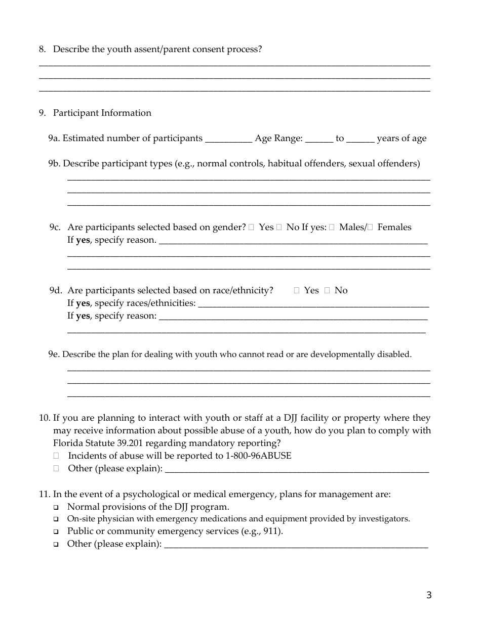 Irb Proposal Document - Sample - Florida, Page 5