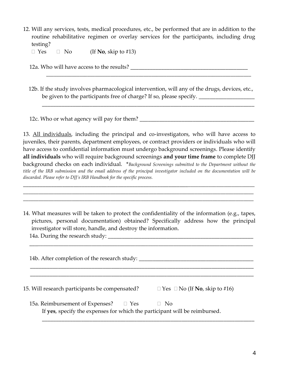 Irb Proposal Document - Sample - Florida, Page 6