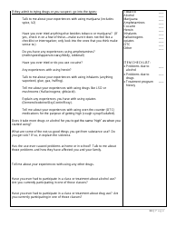 Prevention Assessment Tool - Interview Guide - Florida, Page 11