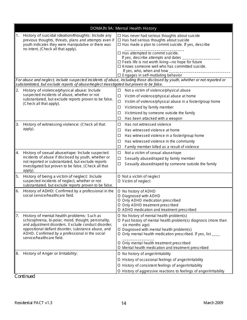 Florida Residential Positive Achievement Change Tool (Pact) - Fill Out ...