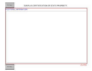 Surplus Certification of State Property - Florida, Page 2
