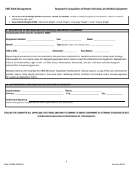 DMS Form MP6301 Request for Acquisition of Motor Vehicle(S) and Mobile Equipment - Florida, Page 4