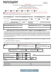 DJJ Form IG/BSU-001 &quot;Request for Background Screening for DJJ State Employment &amp; Volunteers&quot; - Florida