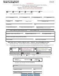 Document preview: DJJ Form IG/BSU-004 Request for Five-Year Check (Rescreening) for DJJ State Employees & Volunteers - Florida
