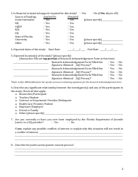 Introductory Questionnaire Form - Institutional Review Board - Florida, Page 2