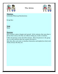 Document preview: The Artists Worksheet - Florida