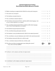 Moral Reasoning Fidelity Adherence Checklist - Agression Replacement Training - Florida, Page 2