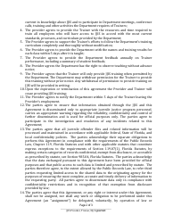 Memorandum of Agreement Between the Florida Department of Juvenile Justice and Provider - Florida, Page 2