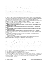 Form CF114 Security Agreement for Department of Children and Families (Dcf) Employees and Systems Users - Florida, Page 5