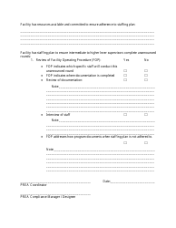 Staffing Plan Assessment Form - Florida, Page 3