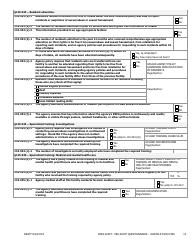 Prea Audit - Pre-audit Questionnaire Form - Juvenile Facilities - Florida, Page 10