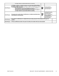 Prea Audit - Pre-audit Questionnaire Form - Juvenile Facilities - Florida, Page 19