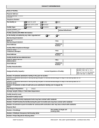 Prea Audit - Pre-audit Questionnaire Form - Juvenile Facilities - Florida, Page 2