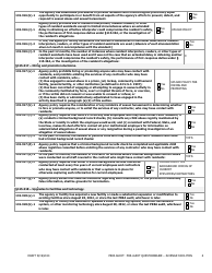 Prea Audit - Pre-audit Questionnaire Form - Juvenile Facilities - Florida, Page 6