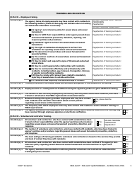Prea Audit - Pre-audit Questionnaire Form - Juvenile Facilities - Florida, Page 9