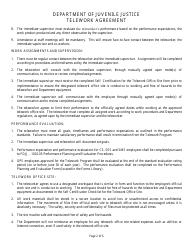 Telework Agreement Form - Florida, Page 2