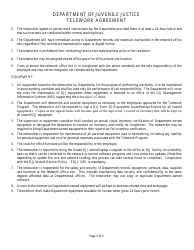Telework Agreement Form - Florida, Page 3
