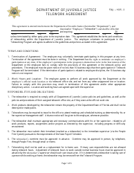 Document preview: Telework Agreement Form - Florida