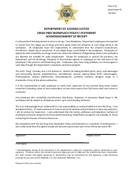 &quot;Acknowledgment of Receipt - Drug-Free Workplace Policy/ Statement&quot; - Florida
