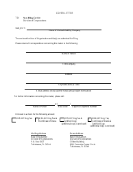 Form CR2E047 Articles of Organization for Florida Limited Liability Company - Florida, Page 3
