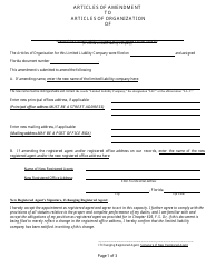 Form CR2E049 Articles of Amendment to Articles of Organization - Florida, Page 4