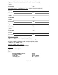 Form CR2E117 &quot;Certificate of Conversion - Other Organization Into Florida Partnership&quot; - Florida, Page 4