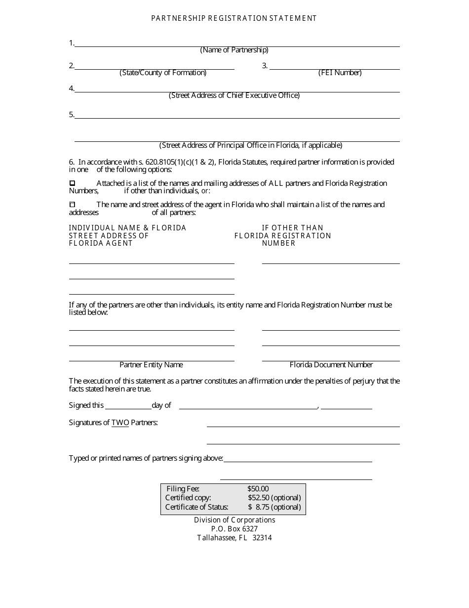Form CR2E117 Certificate of Conversion - Other Organization Into Florida Partnership - Florida, Page 5