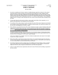 Form 21-A (MODIFIED) (700-050-22) Surety Takeover - Florida, Page 3