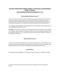 Document preview: Form 12.900(A) Disclosure From Nonlawyer - Florida