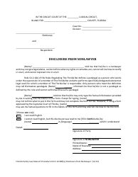 Form 12.900(A) Disclosure From Nonlawyer - Florida, Page 2