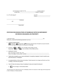 Form 12.901(B)(3) Petition for Dissolution of Marriage With No Dependent or Minor Child(Ren) or Property - Florida, Page 5