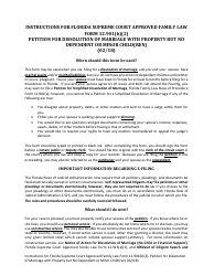 Document preview: Form 12.901(B)(2) Petition for Dissolution of Marriage With Property but No Dependent or Minor Child(Ren) - Florida