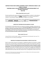 Document preview: Form 12.902(D) Uniform Child Custody Jurisdiction and Enforcement Act (Uccjea) Affidavit - Florida