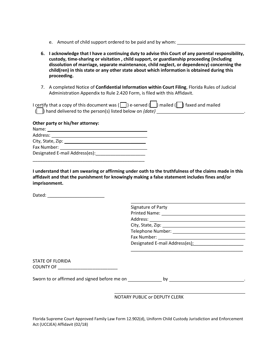 Form 12.902(D) - Fill Out, Sign Online and Download Fillable PDF ...