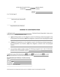 Form 12.903(D) Answer to Counterpetition - Florida, Page 3