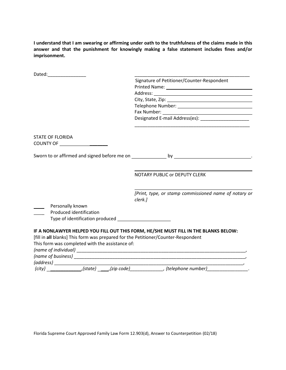 Form 12.903(D) - Fill Out, Sign Online and Download Fillable PDF ...