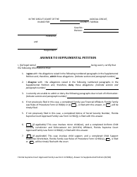 Form 12.903(E) Answer to Supplemental Petition - Florida, Page 6