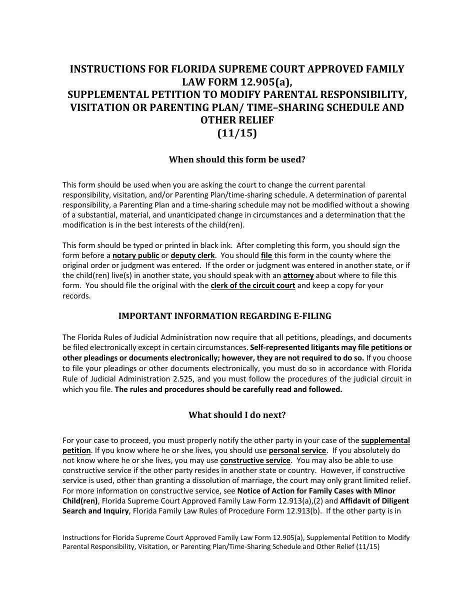 Form 12.905(A) Download Printable PDF or Fill Online ...