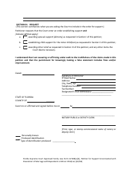 Form 12.904(A)(1) Petition for Support Unconnected With Dissolution of Marriage With Dependent or Minor Child(Ren) - Florida, Page 8