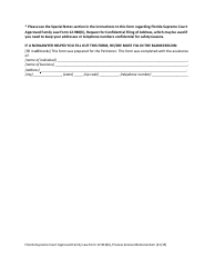 Form 12.910(B) Process Service Memorandum - Florida, Page 4
