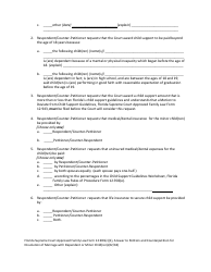 Form 12.903(C)(1) &quot;Answer to Petition and Counterpetition for Dissolution of Marriage With Dependent or Minor Child(Ren)&quot; - Florida, Page 11