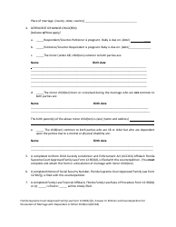 Form 12.903(C)(1) &quot;Answer to Petition and Counterpetition for Dissolution of Marriage With Dependent or Minor Child(Ren)&quot; - Florida, Page 7
