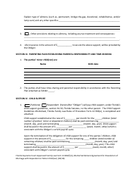 Form 12.902(F)(1) Marital Settlement Agreement for Dissolution of Marriage With Dependent or Minor Child(Ren) - Florida, Page 10